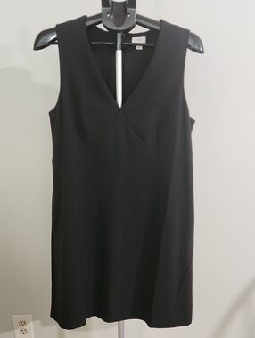 NWOT J. Crew Factory Sleeveless V-Neck Little Black Dress. Size 10.